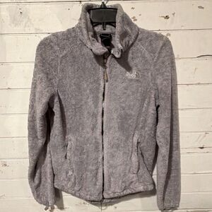 The North Face Gray Full Zip Long Sleeve Jacket Women Small